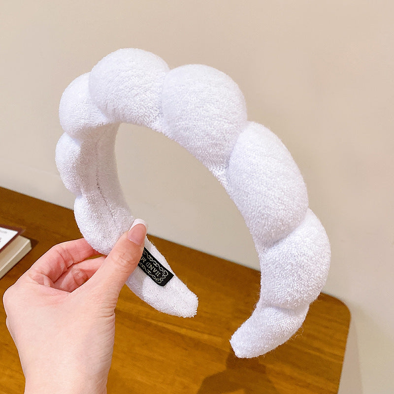 Wholesale Braided high top face wash makeup headband